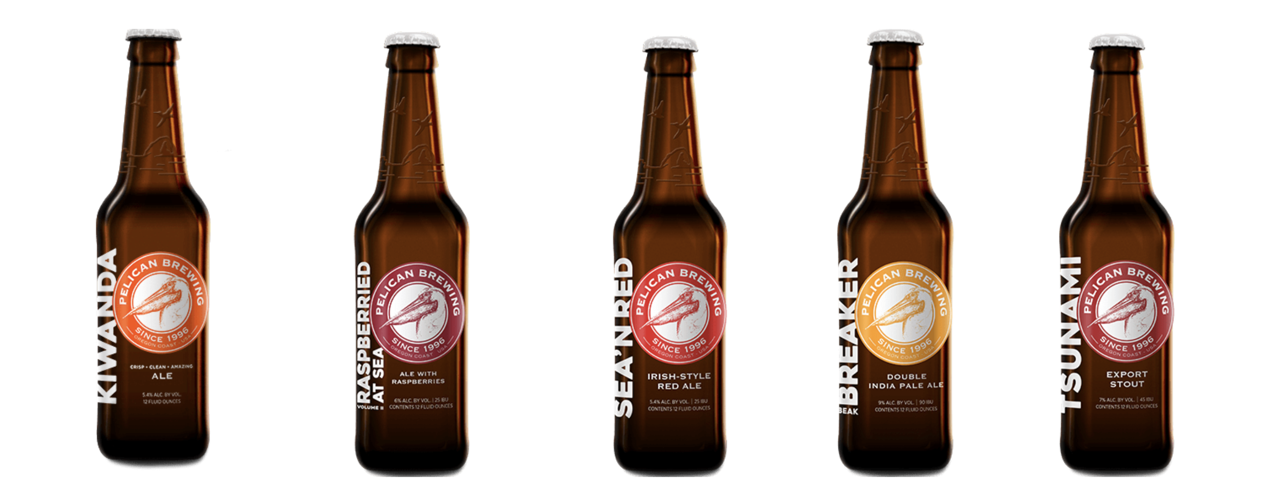 Pelican Brewing beer selection