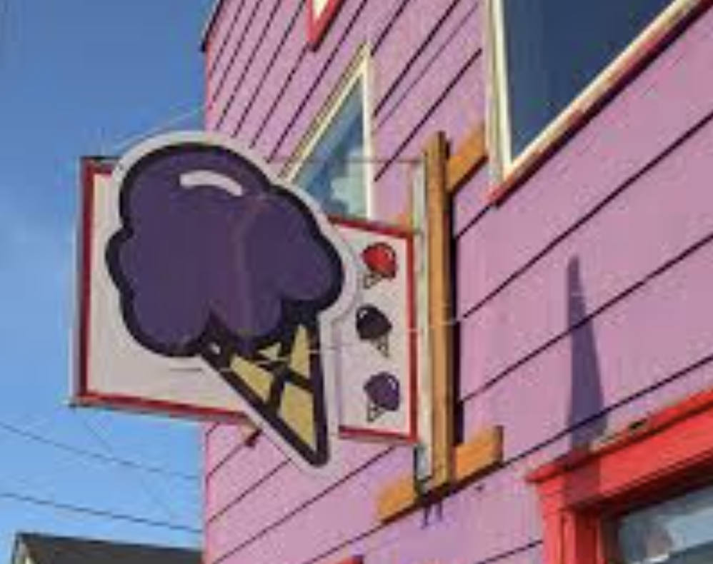 Sea Breeze Ice Cream Shop Sign